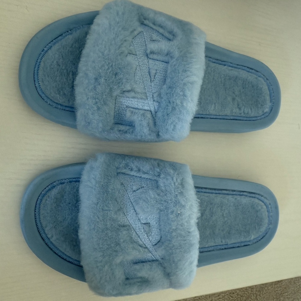 APL Shearling Slides Ice Blue Size 8 - Picture 5 of 6